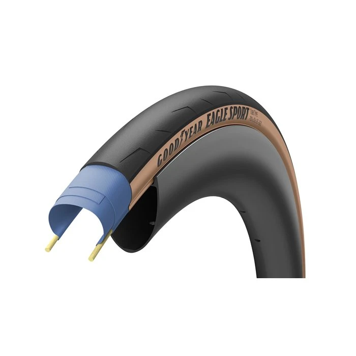 Goodyear Eagle Sport 700x30c Sort/Tan Skinwall