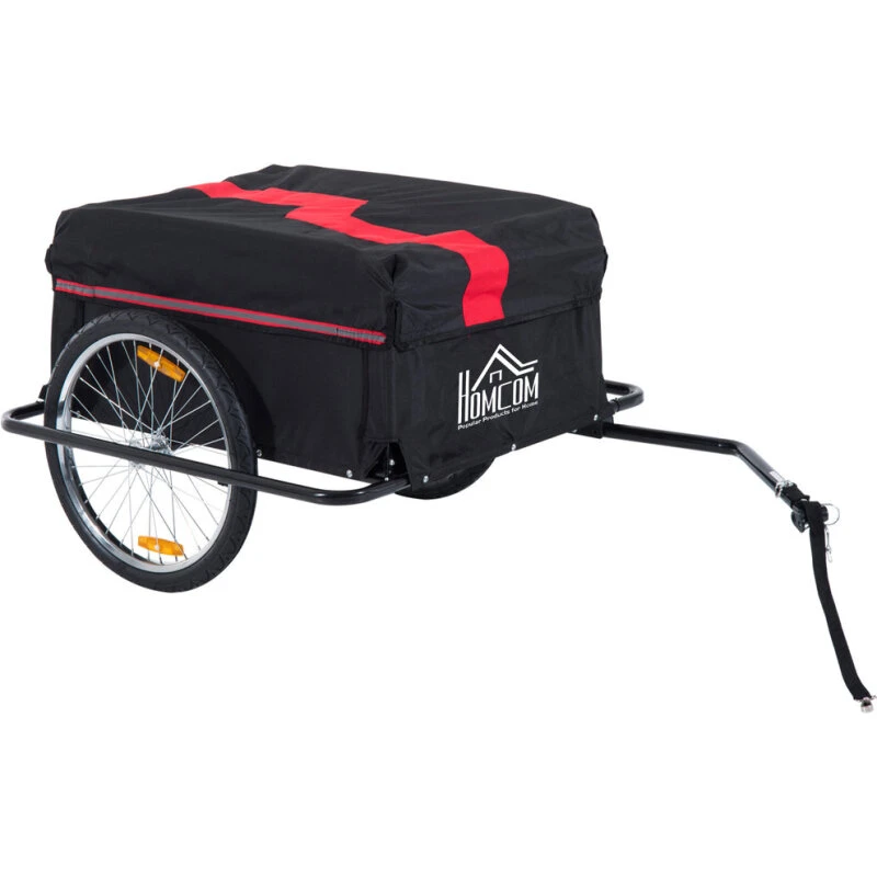 Universal Lasttrailer til cykel 140×88×60 cm, Sort (op til 40 kg)