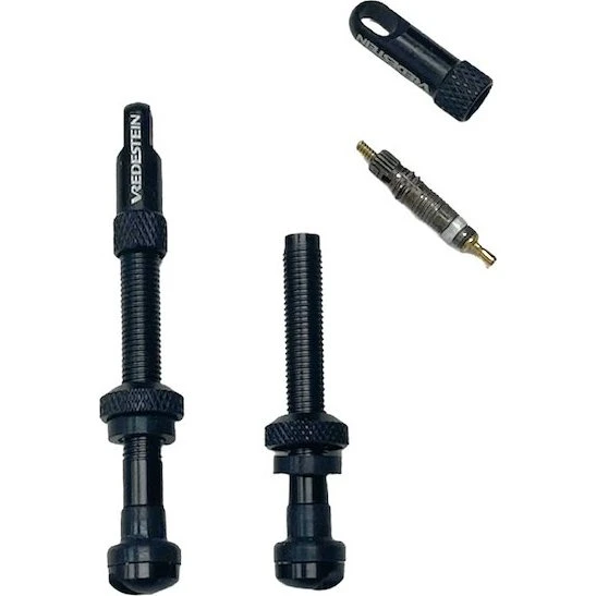 Vredestein Tubeless ventiler 2 stk. 50mm sort