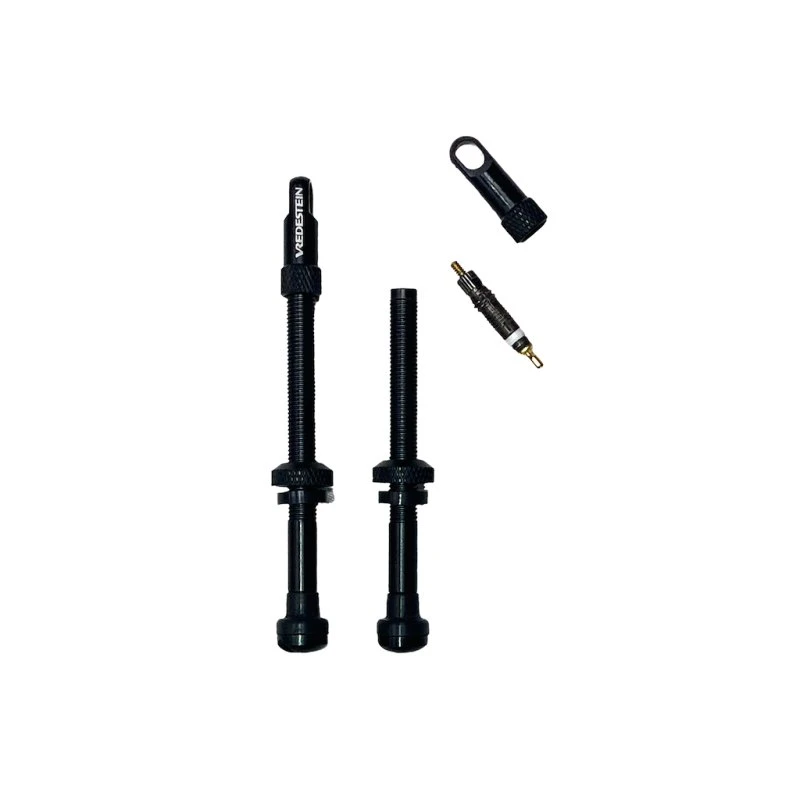 Vredestein Tubeless Ventiler 2 stk. 70 mm sort