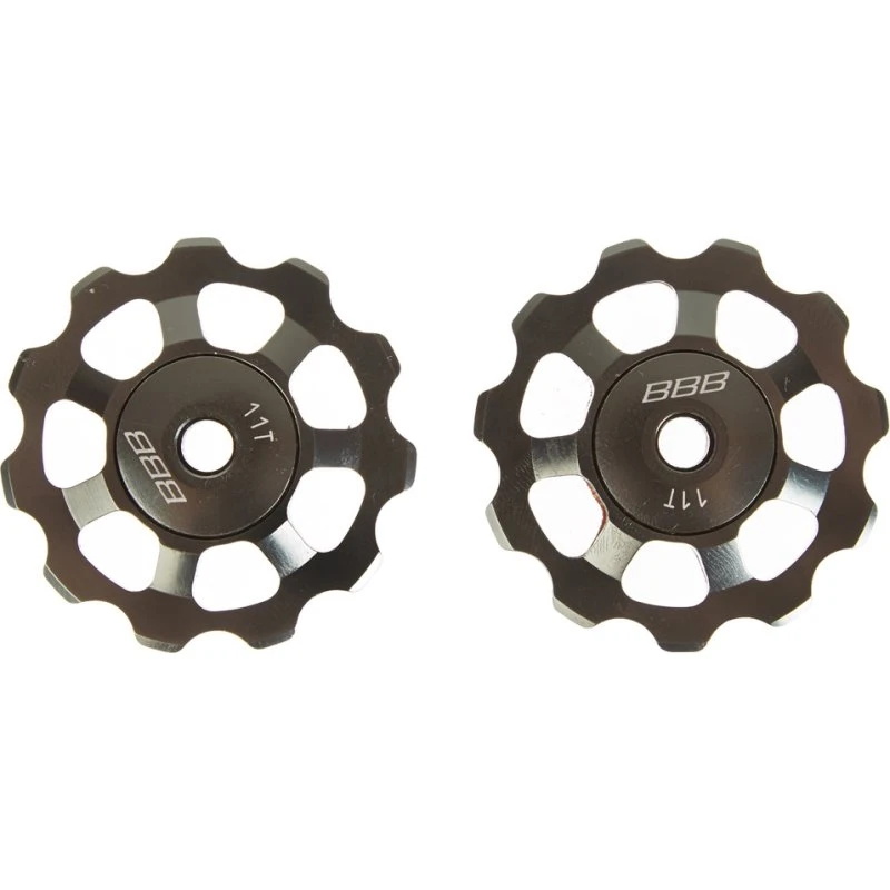 BBB Pulleyhjul 11 tænd 7075 Alu ABEC-5 Grå (2 stk)