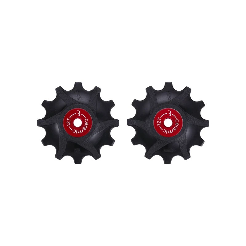 BBB RollerBoys Keramiske Pulleyhjul 12T Sort til SRAM