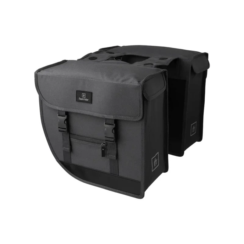 FastRider Bodyl Hybrid Double Cykeltasker 26L grå