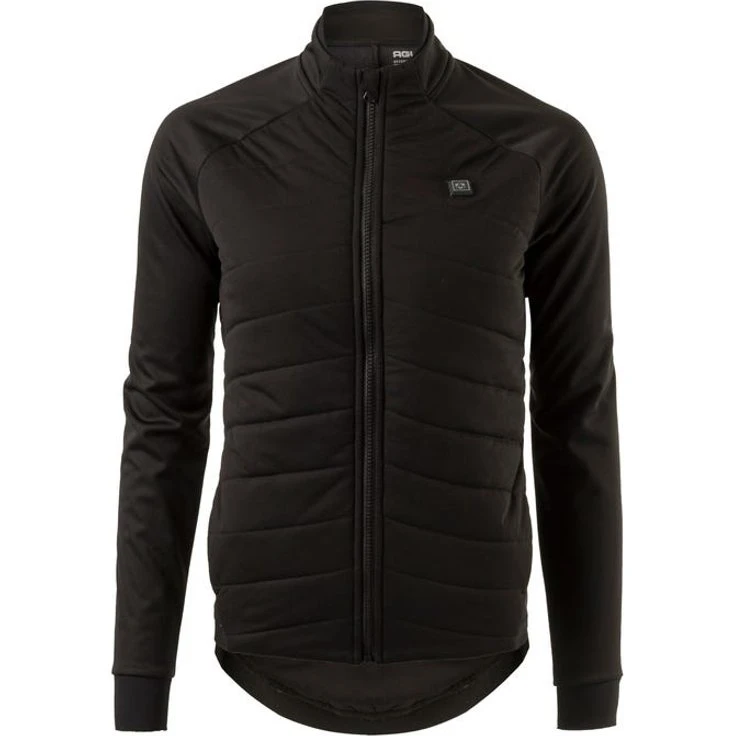 AGU Thermo Essential Cykeljakke med Varme & LED - Sort - L