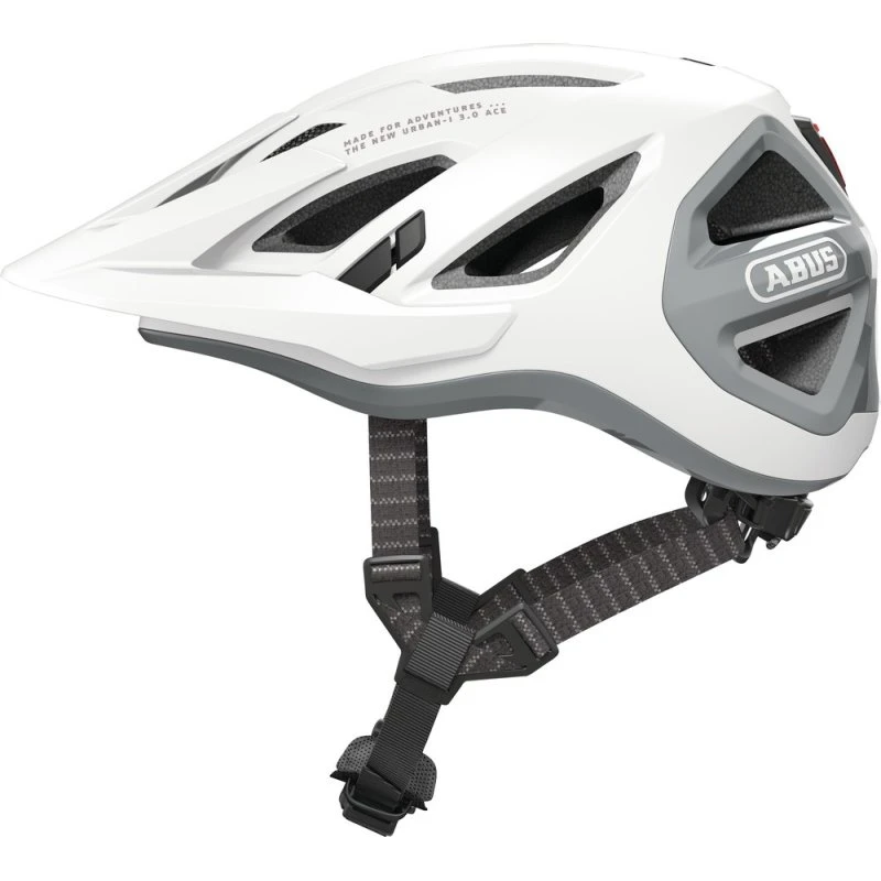 ABUS Urban-I 3.0 ACE Cykelhjelm, Polar White