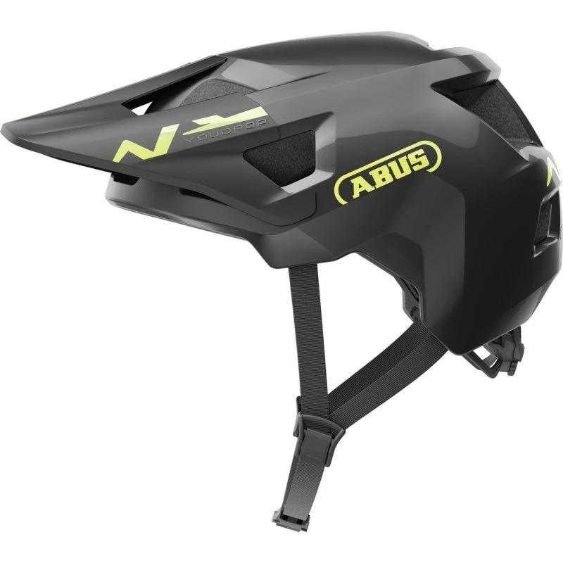 Abus YouDrop Cykelhjelm Shiny Black 48-55 cm