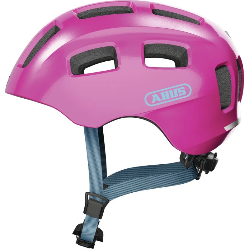 ABUS Youn-I 2.0 Cykelhjelm LED Sparkling Pink