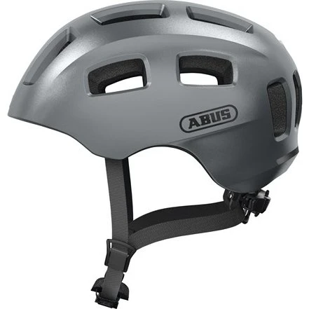 ABUS Youn-I 2.0 Cykelhjelm Graphite Silver, Størrelse S (48-54 cm)