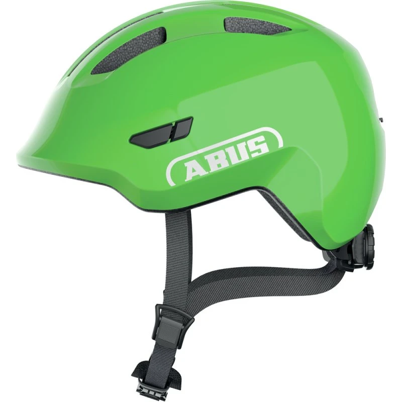 ABUS Smiley 3.0 Cykelhjelm, Shiny Green