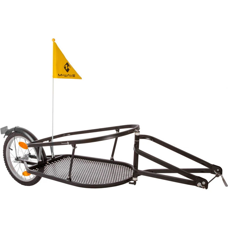 M-Wave Stalwart Single 40 – Ethjulet cykeltrailer, sort