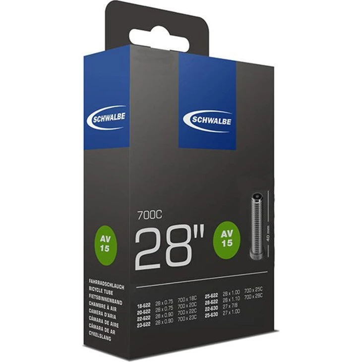 Schwalbe 700x18-28c slange med 40mm autoventil