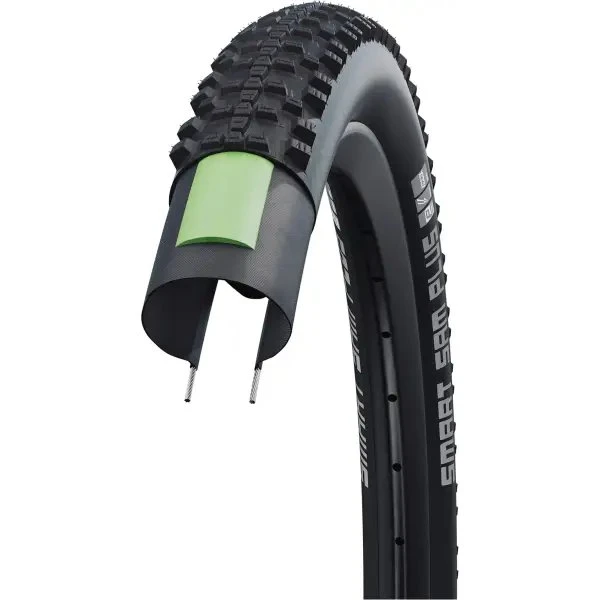 Schwalbe Smart Sam Plus 29x2,25 Tråddæk, GreenGuard, Sort