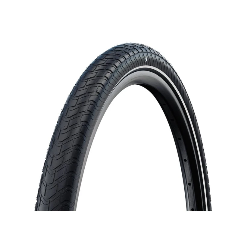 Schwalbe Motion Big Apple Race Guard Tråddæk 27,5x2,60 E-25 Sort Refleks