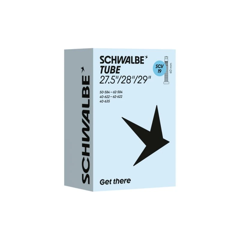Schwalbe slange 27,5-29" SCV19A med 40mm Clik ventil