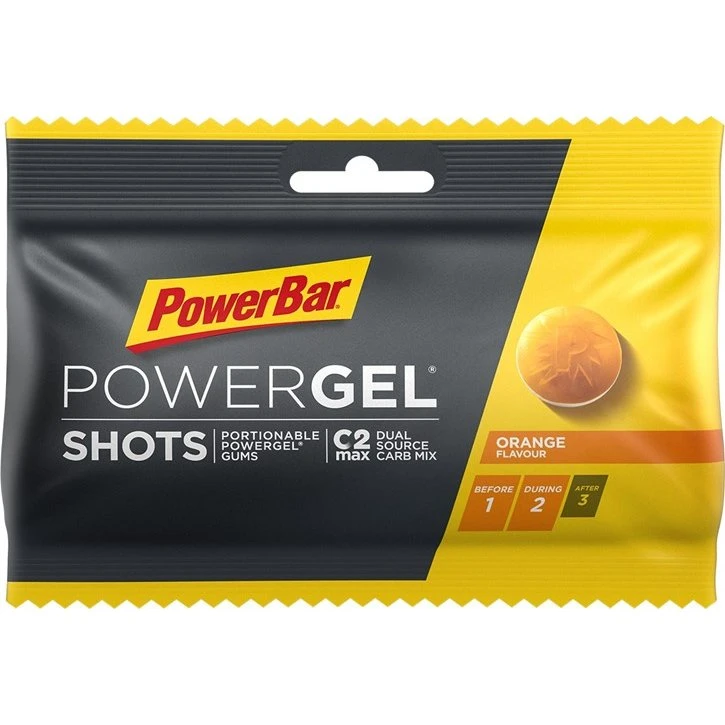 PowerBar PowerGel Shots Vingummi Appelsin