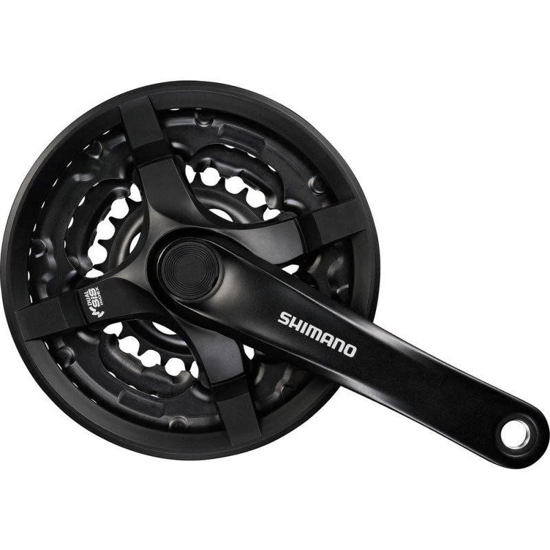 Shimano Tourney Kranksæt 42/34/24T 170 mm Sort