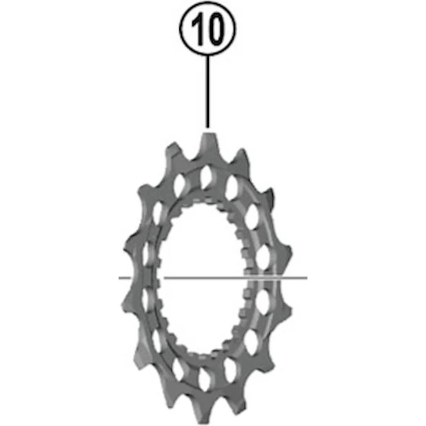 Shimano XTR M9200 Klinge 14T 12-Speed