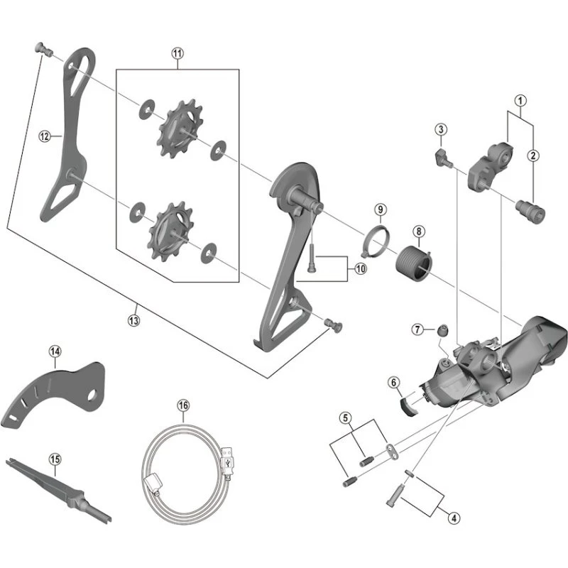 Shimano Dura Ace Justeringsmåler RD-R9250 12-gear