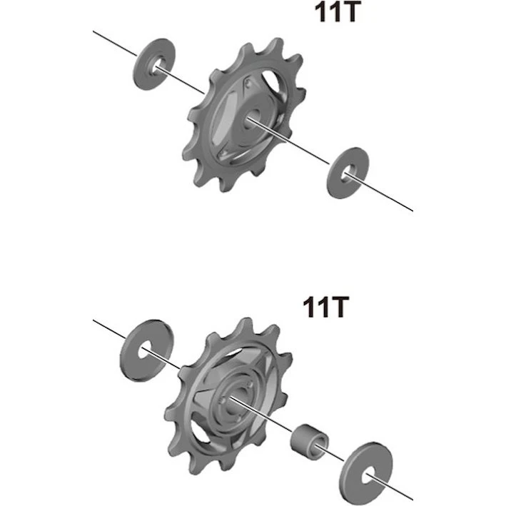Shimano Pulleyhjul i Sæt til RD-R7100 12-Speed