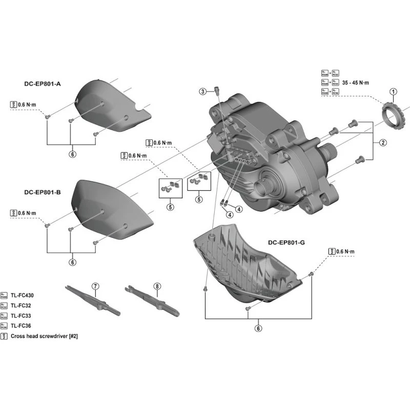 Shimano Steps låsering til DU-EP801