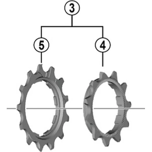 Shimano Linkglide 11-13 tands tandhjul til CS-LG700-11