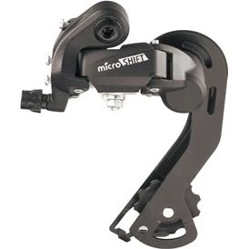 MicroShift M21 Bagskifter 6/7 Speed, Lang Arm, Stål