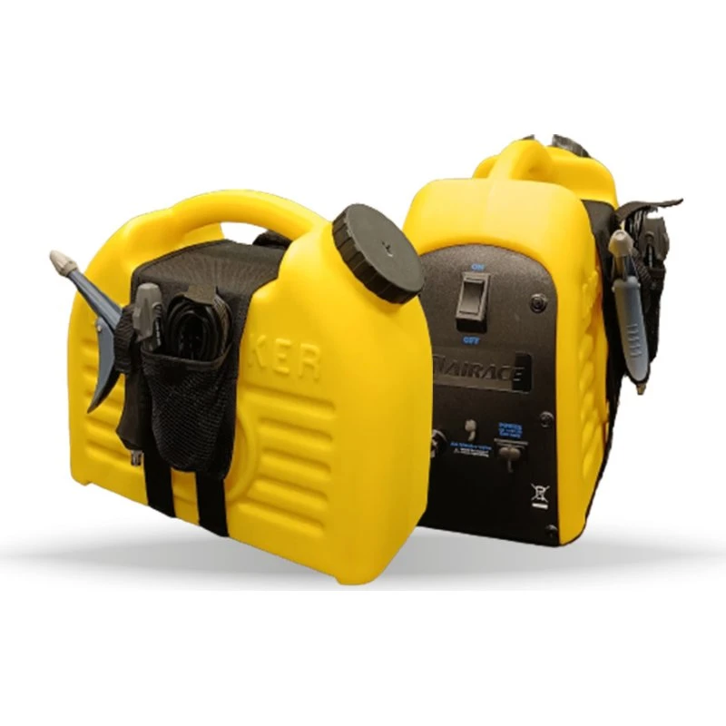 Airace Dirt Worker 12V mobilvasker, gul, transportabel