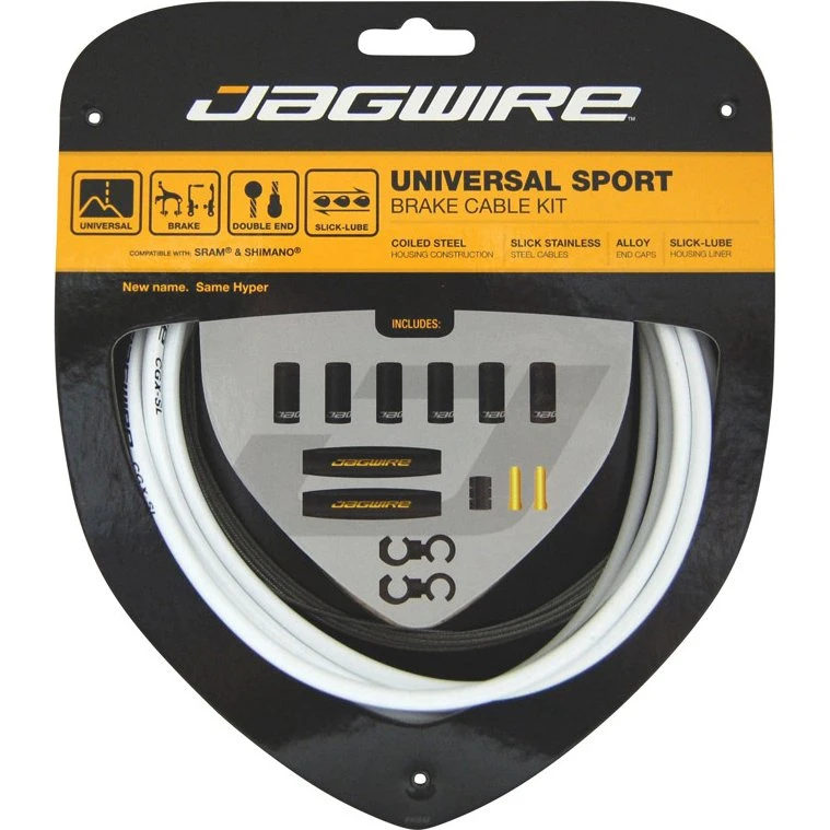 Jagwire Bremsekabelsæt Race/MTB Hvid