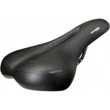Tioga Geminus Aura Sadel med Gel, Sort, 180mm