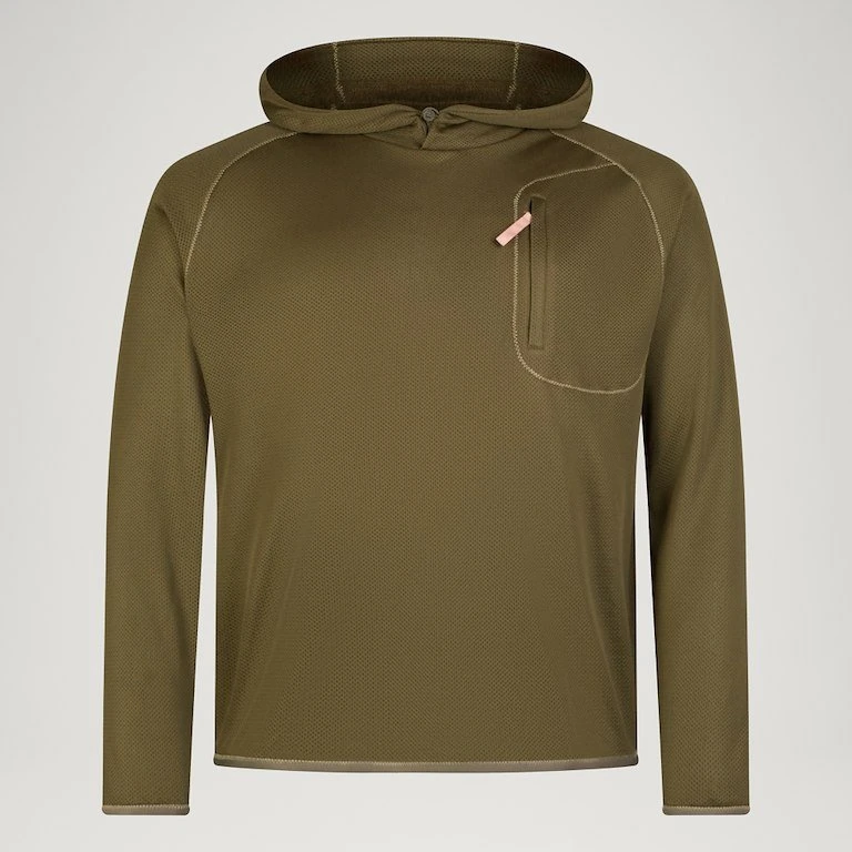Endura Sulctrac Åndbar Hoodie Bungee Cord Grøn Herre