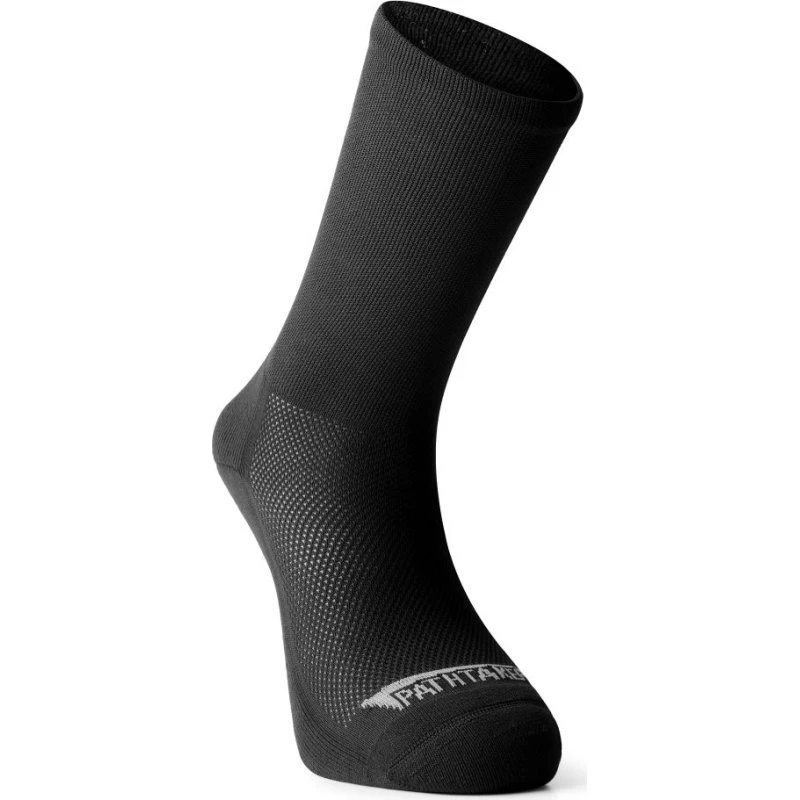 Pathtaker Highcut Cykelstrømper Sort 39-40