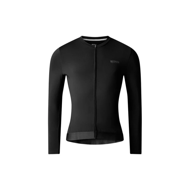 Pathtaker Thermal Langærmet Cykeltrøje Sort Herre 2XL