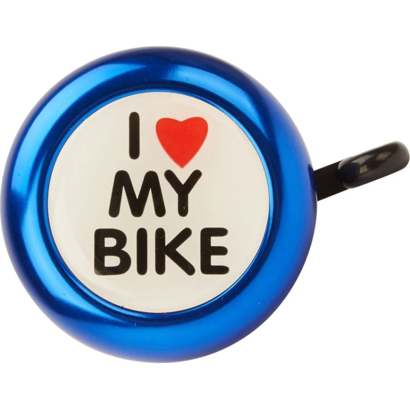 OnGear I Love My Bike blå ringeklokke
