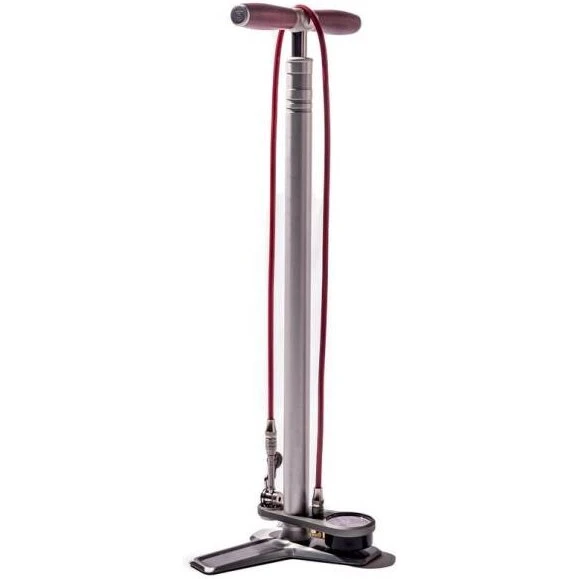 Silca SuperPista Ultimate Hiro gulvpumpe – sølv (FV/AV)