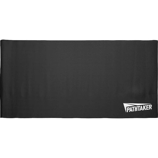 Pathtaker træningsmåtte til hometrainer, sort, 183x90 cm
