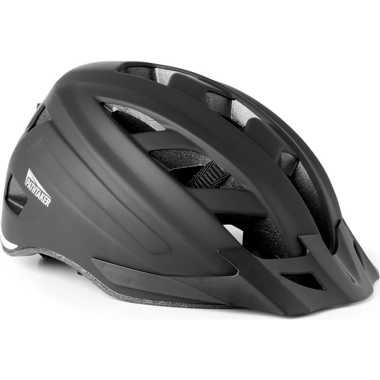 Pathtaker Shield Cykelhjelm Sort, Størrelse 52-59 cm