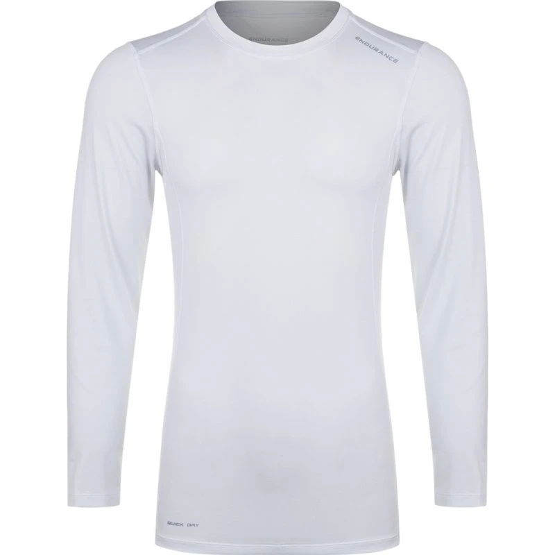 Endurance Power Langærmet Baselayer Hvid