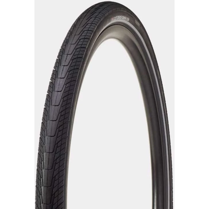 Bontrager H2 Hard-Case Lite 700x35c Sort refleks