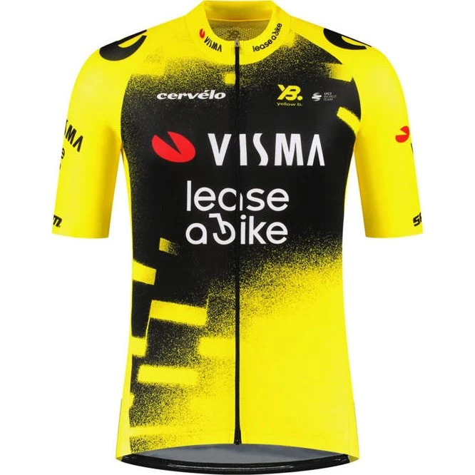 Team Visma | Lease a Bike Wing Beat Replica cykeltrøje korte ærmer