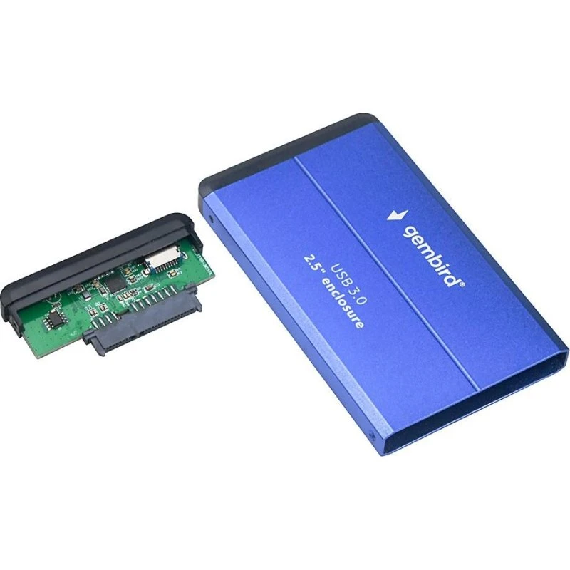 Gembird EE2-U3S-2-B 2,5" USB 3.0 Harddiskkabinet - Blå