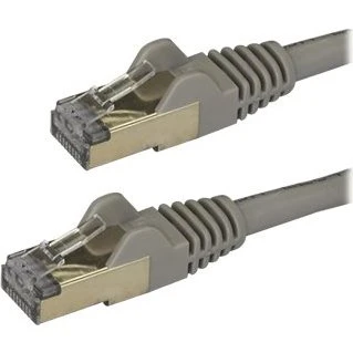 StarTech.com 3m Cat6a STP Ethernet Kabel, Grå, 10GbE, 100W PoE