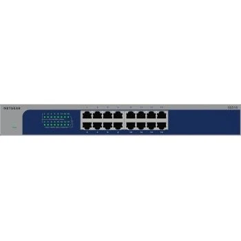 NETGEAR GS516 16-port Gigabit Switch, ikke administreret