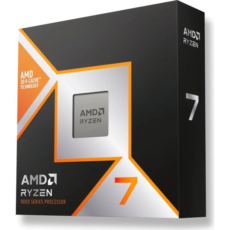 AMD Ryzen 7 9850X3D 4,7 GHz, 8 kerner, AM5, 96 MB cache