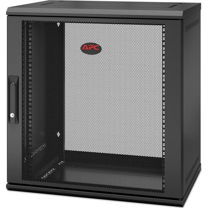 APC NetShelter WX AR112SH4 12U Vægmonteret Kabinet Sort