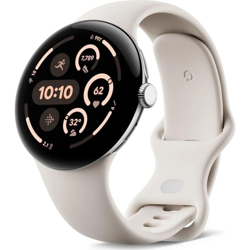Google Pixel Watch 3 45mm Silver / Porcelain