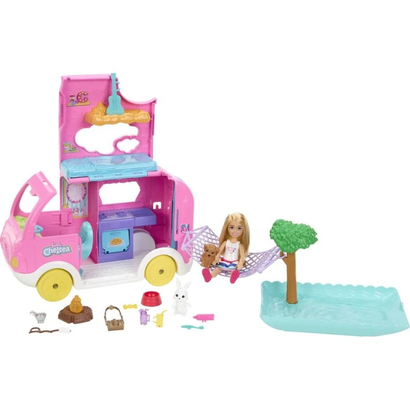 Barbie Chelsea Camper 2-i-1 Legesæt
