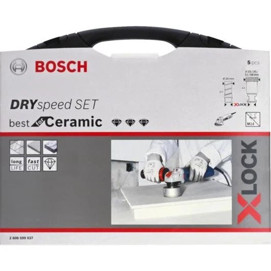 Bosch X-LOCK Dry Speed-sæt 20-68 mm (5 dele)