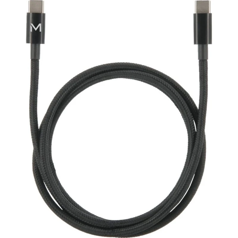 Mobilis USB-C kabel 1m, sort, op til 100W