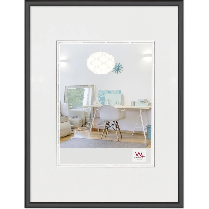 Walther KV824B Billedramme 18x24 cm, sort plastik