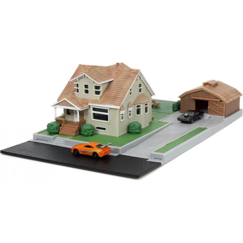 Jada Toys Fast & Furious Dom's Hus Nano Scene